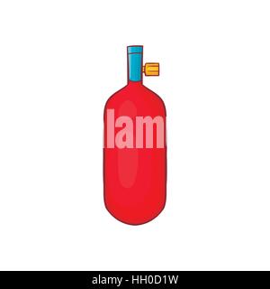 Gas Granate Handsymbol, Cartoon-Stil Stock Vektor