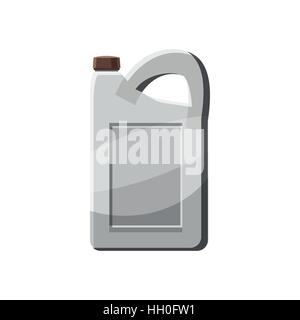 Kunststoff-Kanister-Symbol im Cartoon-Stil Stock Vektor