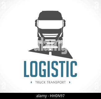 Logo - Logistik LKW Stock Vektor