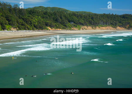 Beverly Beach, Beverly Beach State Park, Pacific Coast Scenic Byway, Oregon Stockfoto