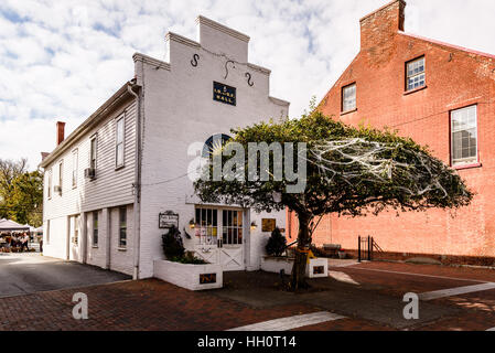 Shepherdstown Bibliothek, Alter Markt Haus Shepherdstown, WV Stockfoto