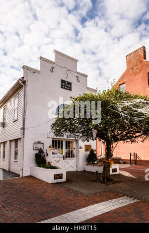 Shepherdstown Bibliothek, Alter Markt Haus Shepherdstown, WV Stockfoto