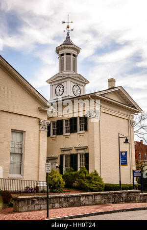 McMurran Hall (ehemaliges Jefferson County Courthouse Gebäude), Shepherd Hochschule Shepherdstown, WV Stockfoto