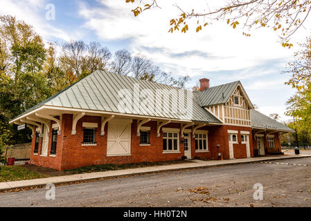 Norfolk and Western Railroad Station, Audrey Egle Drive, Shepherdstown, WV Stockfoto