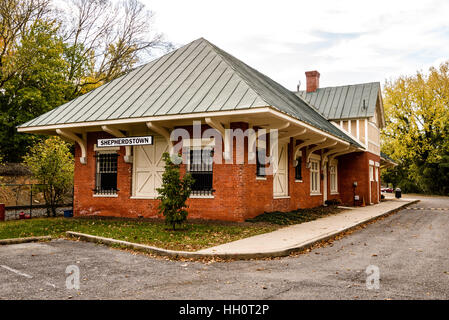 Norfolk and Western Railroad Station, Audrey Egle Drive, Shepherdstown, WV Stockfoto