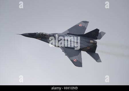 Polnische Luftwaffe MiG-29 Stockfoto