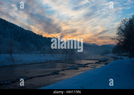 Winterzeit, Celje, Slowenien Stockfoto