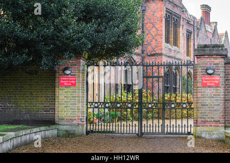 St John's College an der University of Cambridge, England. Stockfoto