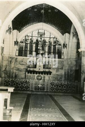 Kirche der Geißelung Jerusalem, Jerusalem, Palästina, Israel, 1946, Stockfoto