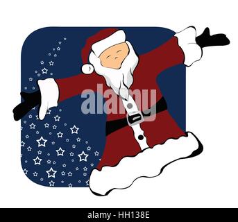 Santa Claus Abbildung Stock Vektor