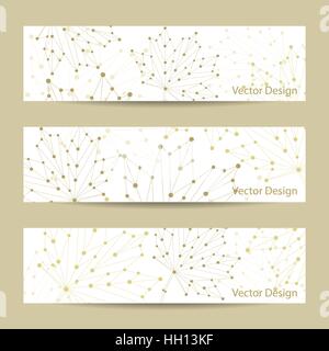 Reihe von Bannern, horizontale Stock Vektor