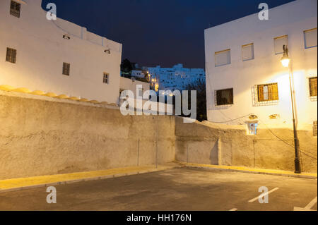 Blick auf Häuser in Tetouan. Marokko. Stockfoto