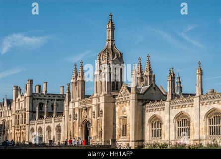 King's College Gate House in der Universitätsstadt Cambridge, England Stockfoto