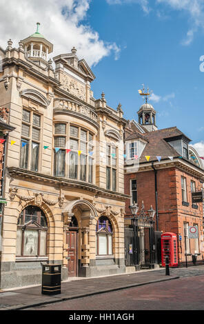 Rochester Guildhall Museum in der High Street, Kent, Südostengland Stockfoto