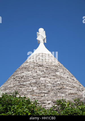 Traditionelle "Trulli" Häuser der Region Apulien Stockfoto