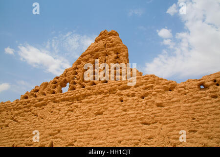 Straßen der alten Stadt Diriyah in der Nähe von Ar-Riyadh, Saudi Arabien Stockfoto