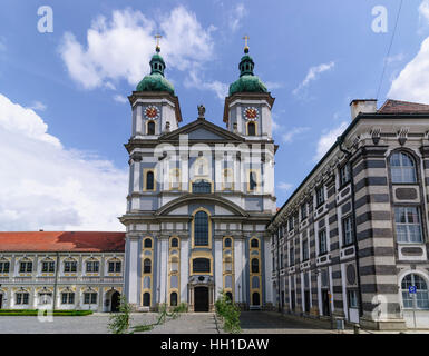 Waldsassen: Stiftsbasilika von der Zisterzienser Kloster, Oberpfalz, Oberpfalz, Bayern, Bayern, Deutschland Stockfoto