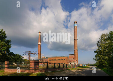 Plessa: Industriemuseum Power station Plessa, Brandenburg, Deutschland Stockfoto