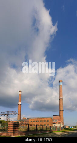 Plessa: Industriemuseum Power station Plessa, Brandenburg, Deutschland Stockfoto