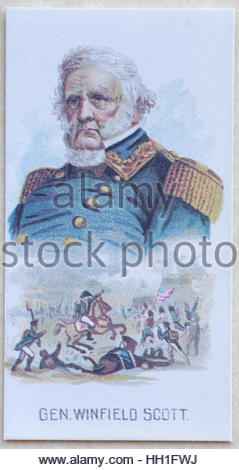 General Winfield Scott war ein United States Army allgemeine Form des 19. Jahrhunderts Stockfoto