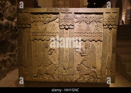 Alten Schnitzerei im Museum für Anatolische Zivilisationen, Ankara, Türkei Stockfoto