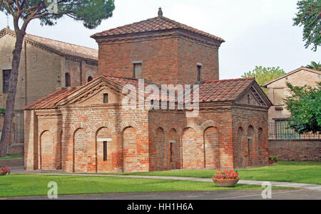 Ravenna. Mausoleum der Galla gallaDance Stockfoto