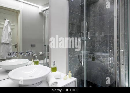 Badezimmer Interieur Stockfoto