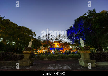Nachtansicht des Europa-Garten in Songshan Kultur- und Creative Park Stockfoto