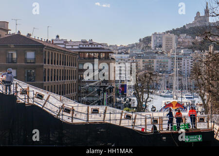 Red Bull Crashed Ice in Marseille Stockfoto