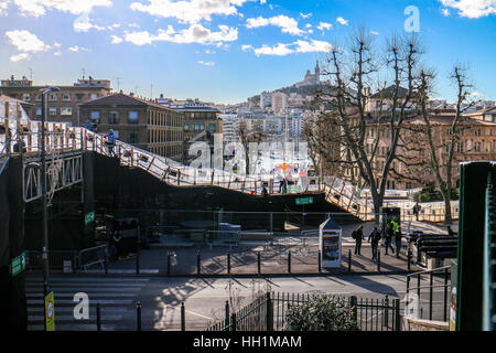 Red Bull Crashed Ice in Marseille Stockfoto