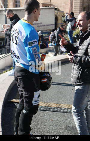 Red Bull Crashed Ice in Marseille Stockfoto