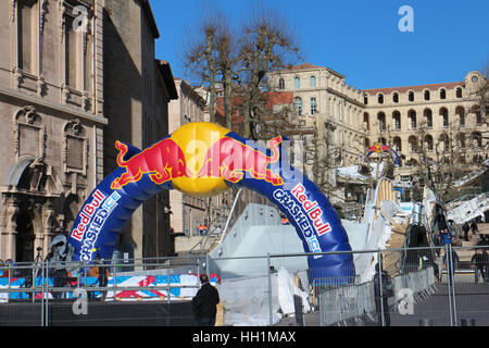 Red Bull Crashed Ice in Marseille Stockfoto