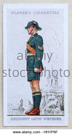 Regiment Louw Wepener, Infanterie-Bataillon der südafrikanischen Armee Stockfoto