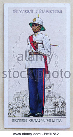 Britisch-Guayana Miliz in uniform Stockfoto
