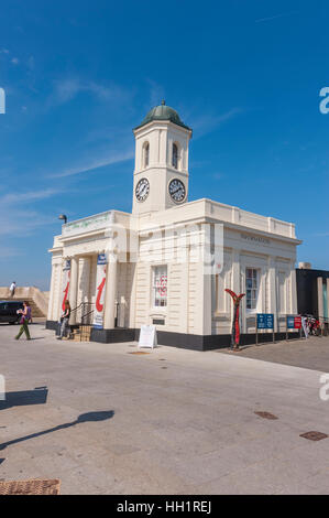 Das Informationsbüro am Pier in Margate kent Stockfoto