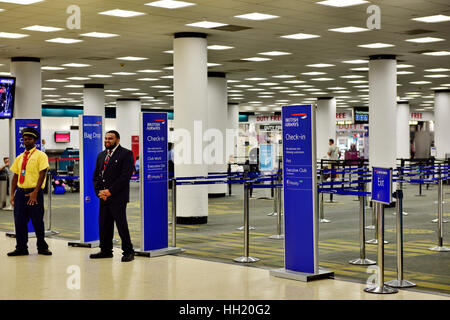 In Miami International Airport (MIA), check British Airways-in counter Stockfoto