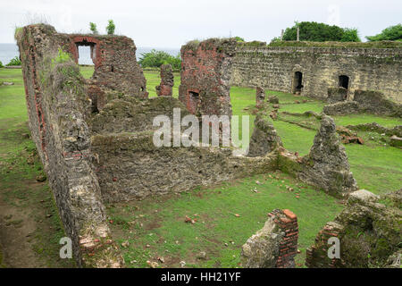 Juni 10, 2016 Colon, Panama: die Ruinen des Fort San Lorenzo ein UNESCO-Welterbe Stockfoto