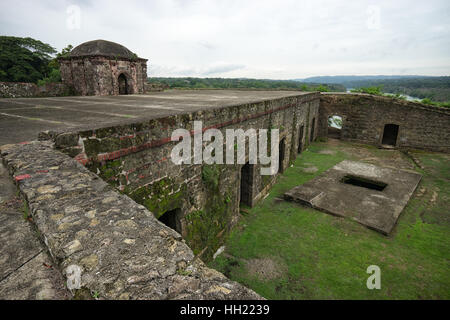 Juni 10, 2016 Colon, Panama: die Ruinen des Fort San Lorenzo ein UNESCO-Welterbe Stockfoto