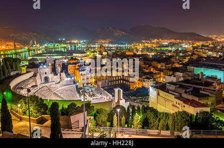 Das römische Theater in Cartagena, Spanien Stockfoto