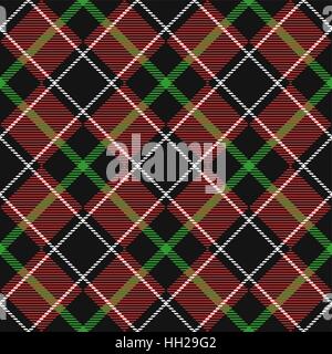 Nahtlose Tartan Hintergrund Stock Vektor