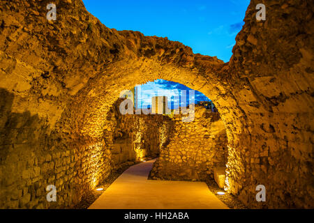 Römischen Stadtmauer von Tarragona - Katalonien, Spanien Stockfoto
