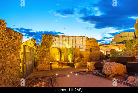 Römischen Stadtmauer von Tarragona - Katalonien, Spanien Stockfoto