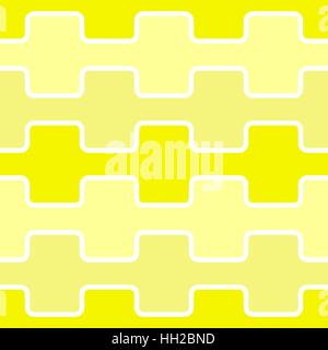 Quadratische Welle mit runden Ecken Fliesenmuster - nahtlose bearbeitbaren wiederholenden Vektor-Hintergrundbild Stock Vektor