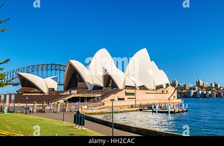 Sydney Opera House, ein UNESCO-Weltkulturerbe in Australien Stockfoto