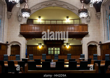 Supreme Court of United Kingdom, England, Schottland, Wales und Nordirland, London, UK, Gerichtssaal Stockfoto