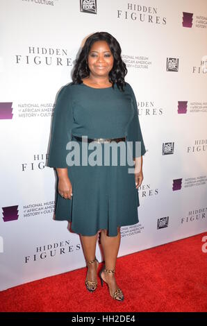 "Versteckte Figuren" Washington, D.C. Premiere - Ankünfte mit: Octavia Spencer wo: Washington DC, Vereinigte Staaten, wann: 14. Dezember 2016 Stockfoto