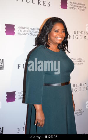 "Versteckte Figuren" Washington, D.C. Premiere - Ankünfte mit: Octavia Spencer wo: Washington DC, Vereinigte Staaten, wann: 14. Dezember 2016 Stockfoto