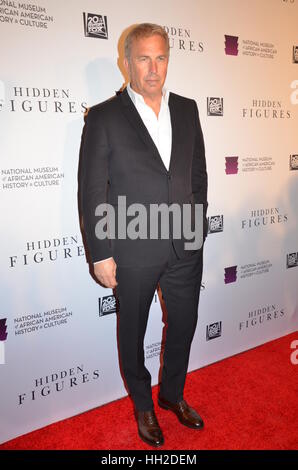 "Versteckte Figuren" Washington, D.C. Premiere - Ankünfte mit: Kevin Costner Where: Washington DC, Vereinigte Staaten, wann: 14. Dezember 2016 Stockfoto