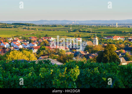 Straß Im Straßertale: Ansicht von Straß im Straßertale - Wein-Region Kamptal, Waldviertel, Niederösterreich, Niederösterreich, Österreich Stockfoto