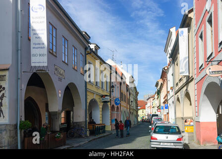 Ceske Budejovice (Budweis): Altstadt, Jihocesky, Südböhmen, Südböhmen, Tschechisch Stockfoto